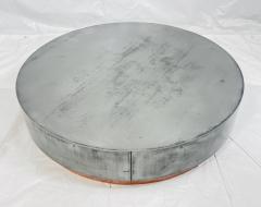  Draga Aurel Loren Coffee Table by Draga Aurel for Baxter Aged Nickel Copper Italy - 4723071