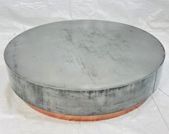  Draga Aurel Loren Coffee Table by Draga Aurel for Baxter Aged Nickel Copper Italy - 4723072