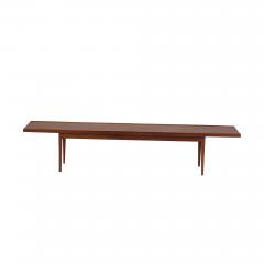  Drexel Drexel Heritage Furniture A Modernist Kipp Steward bench table in walnut  - 2252244