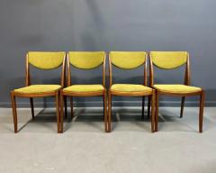  Drexel Drexel Heritage Furniture Barney Flagg for Drexel Midcentury Dining Chairs set of Four - 3888483