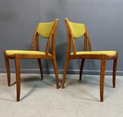  Drexel Drexel Heritage Furniture Barney Flagg for Drexel Midcentury Dining Chairs set of Four - 3888507