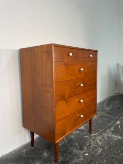  Drexel Drexel Heritage Furniture Drexel Declaration Walnut Tall Dresser Circa 1960s - 3637577