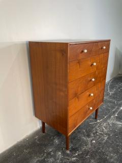  Drexel Drexel Heritage Furniture Drexel Declaration Walnut Tall Dresser Circa 1960s - 3637579