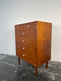  Drexel Drexel Heritage Furniture Drexel Declaration Walnut Tall Dresser Circa 1960s - 3637586