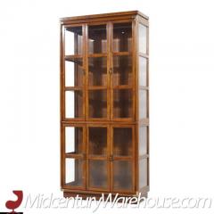  Drexel Drexel Heritage Furniture Drexel Heritage Campaign Walnut and Brass China Cabinet - 3554458