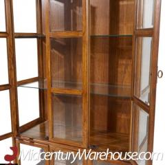  Drexel Drexel Heritage Furniture Drexel Heritage Campaign Walnut and Brass China Cabinet - 3554464