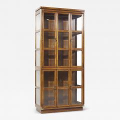  Drexel Drexel Heritage Furniture Drexel Heritage Campaign Walnut and Brass China Cabinet - 3560552