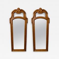  Drexel Drexel Heritage Furniture French Provincial Style Pine Wood Wall Tall Mirror by Drexel a Pair - 3133766