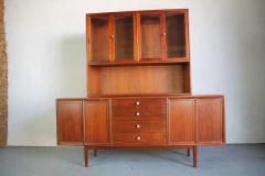  Drexel Drexel Heritage Furniture Kipp Stewart For Drexel Credenza and Top Lighted Cabinet - 3350036