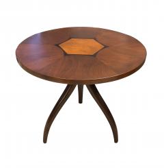  Drexel Drexel Heritage Furniture Kipp Stewart for Drexel Composite Swag Tri Leg Side Table - 2982241