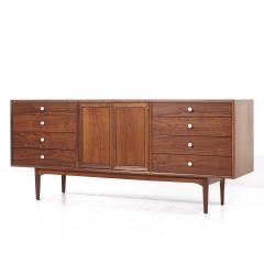  Drexel Drexel Heritage Furniture Kipp Stewart for Drexel Declaration Mid Century 11 Drawer Lowboy Dresser - 3865147