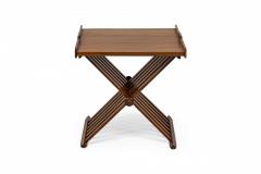  Drexel Drexel Heritage Furniture Kipp Stewart for Drexel Wooden X Base Tray Top End Side Table - 2787743