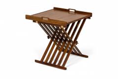  Drexel Drexel Heritage Furniture Kipp Stewart for Drexel Wooden X Base Tray Top End Side Table - 2787745