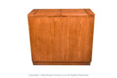  Drexel Drexel Heritage Furniture Mid Century Drexel Accolade Campaign Rolling Buffet Server Bar Cart - 3252835