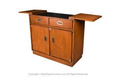 Drexel Drexel Heritage Furniture Mid Century Drexel Accolade Campaign Rolling Buffet Server Bar Cart - 3252837