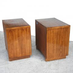 Drexel Drexel Heritage Furniture Pair of Drexel Heritage Consensus Pecan Nightstands - 2757544