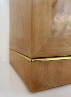  Drexel Drexel Heritage Furniture Vintage Drexel Heritage Burlwood and Brass Pedestals a Pair - 3528618