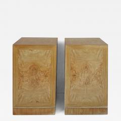  Drexel Drexel Heritage Furniture Vintage Drexel Heritage Burlwood and Brass Pedestals a Pair - 3531251