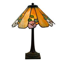  Duffner Kimberly Duffner Kimberly Flower Border Leaded Lamp - 4295225