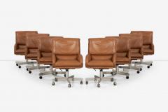  Dunbar Bert England for Dunbar Executive Office Chairs 1980s Set of Eight - 4133269
