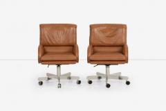  Dunbar Bert England for Dunbar Executive Office Chairs 1980s Set of Eight - 4133271