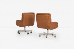  Dunbar Bert England for Dunbar Executive Office Chairs 1980s Set of Eight - 4133275