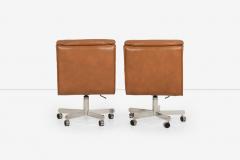  Dunbar Bert England for Dunbar Executive Office Chairs 1980s Set of Eight - 4133276