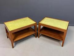  Dunbar Custom Made Side Tables w Leather Tops From The House of The Late Gene Wilder - 3704575