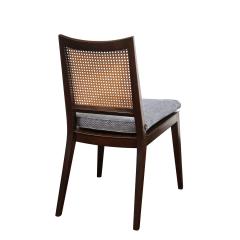  Dunbar Dunbar Chic Set of 4 Dining Game Chairs with Cane Backs 1963 Signed  - 2506302