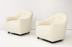  Dunbar Dunbar Cream Lambswool Club Chairs - 3261968