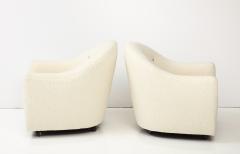  Dunbar Dunbar Cream Lambswool Club Chairs - 3261969