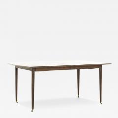  Dunbar Dunbar Mid Century Expanding Hidden Leaf Walnut Dining Table with 2 Leaves - 3710244