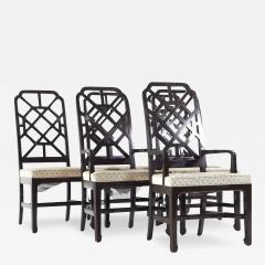  Dunbar Dunbar Mid Century Lattice Back Dining Chairs Set of 6 - 3710371
