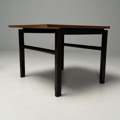  Dunbar Dunbar Mid Century Modern Side Tables Metal Walnut USA 1970s - 3455052