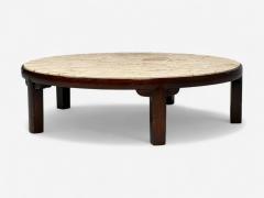  Dunbar Edward Wormley Dunbar Mahogany Marble Large Coffee Table USA 1940s - 4384955