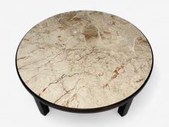  Dunbar Edward Wormley Dunbar Mahogany Marble Large Coffee Table USA 1940s - 4384961