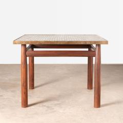  Dunbar Edward Wormley Rosewood Occasional Table for Dunbar with Murano Glass Tile Top - 3458794