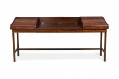  Dunbar Edward Wormley for Dunbar Furniture Co Rosewood and Mahogany Roll Top Desk - 2794037