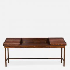  Dunbar Edward Wormley for Dunbar Furniture Co Rosewood and Mahogany Roll Top Desk - 2797679