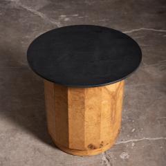  Dunbar Edward Wormley for Dunbar Model 6302E Olive Burl Pedestal Table with Dry Bar - 4582873