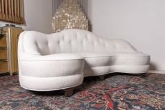  Dunbar Edward Wormley for Dunbar Oasis Sofas in Ivory Boucle First Generation 1930s - 3507961