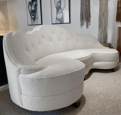  Dunbar Edward Wormley for Dunbar Oasis Sofas in Ivory Boucle First Generation 1930s - 3507963