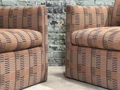  Dunbar Manhattan Lounge Chairs Albers Bauhaus Fabric by Dunbar 1980 - 3959905