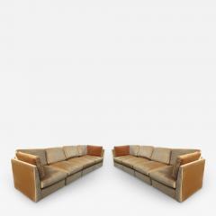  Dunbar Mid Century Low Profile Velvet Sectional Sofa - 2804613