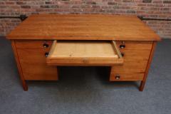  Dunbar Mid Century Walnut and Rosewood Executive Desk by Edward Wormley for Dunbar - 4372574