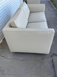  Dunbar New Reupholstered Dunbar Tuxedo Loveseat in Ultra Fabric 66 5  - 4313879