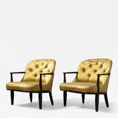  Dunbar Pair of Janus Collection Lounge Chairs by Edward Wormley for Dunbar Model 5705 - 4246796