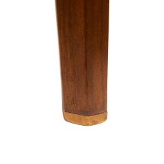  Dunbar Rare Dunbar Side Table in Carpathian Elm and Walnut 1950s Signed  - 2767263