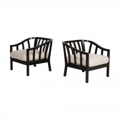  Dunbar Roger Sprunger for Dunbar Pair of Lounge Chairs 1965c  - 3953196