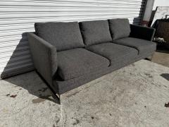  Dunbar Sled Base Grey Dunbar Style Goose Feather 3 Seat Sofa - 4453320